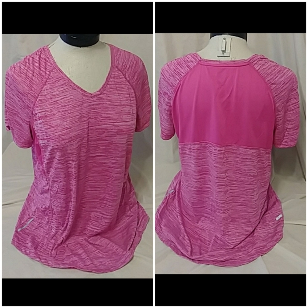 Womens top Pink Athletic Wear Sports Shirt